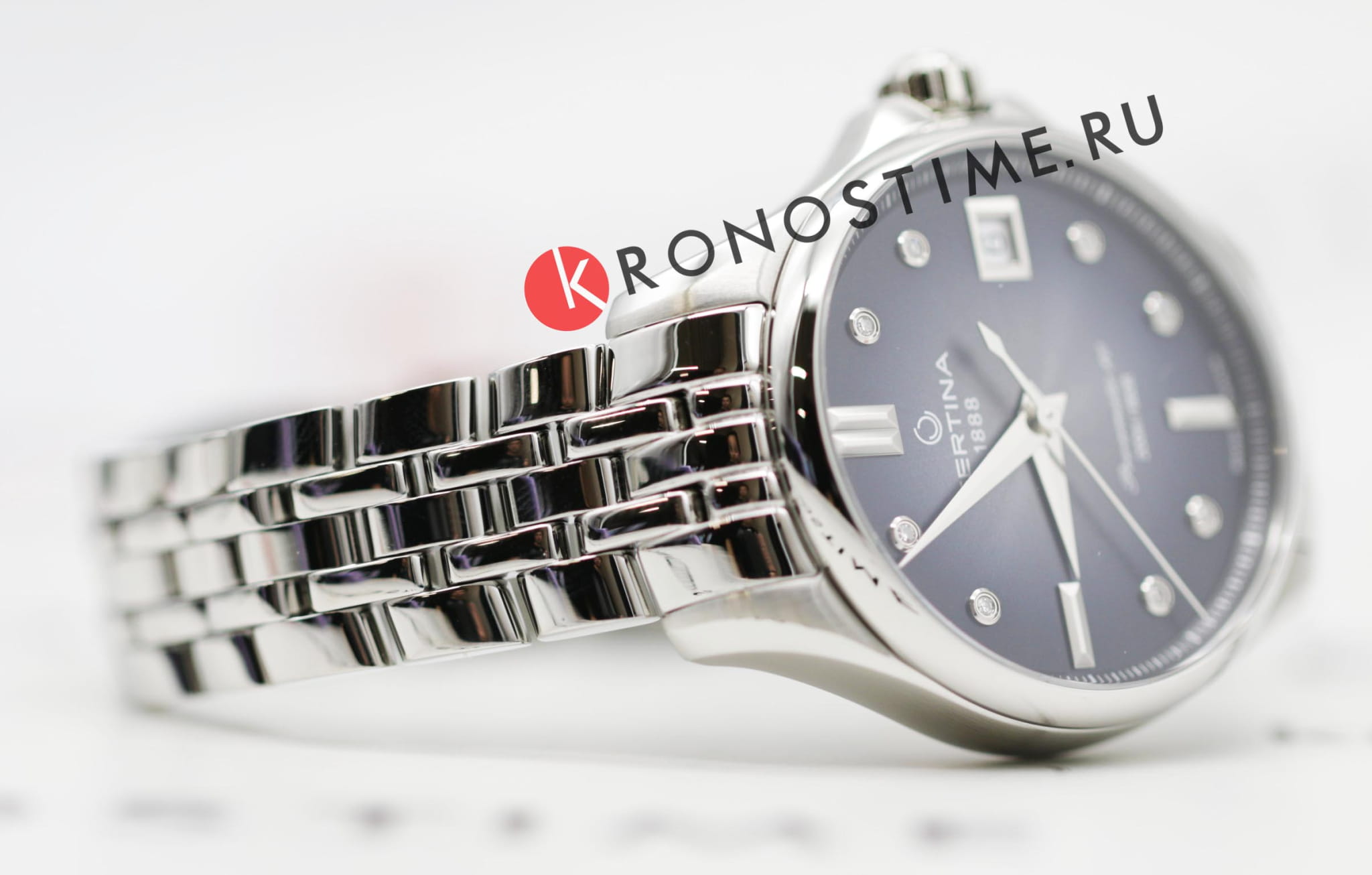 Certina Certina DS Action C032.207.11.056.00 механические женские часы часы крупный план черный циферблата